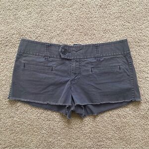 Vintage Y2K American Eagle Low Rise Blue Mini Shorts Womens Size 10 Summer